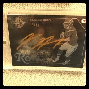 Panini Majestic Kareem Hunt auto!